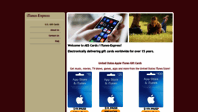 What Itunes-express.biz website looked like in 2023 (1 year ago)