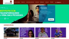 What Institutoccr.com.br website looked like in 2023 (1 year ago)