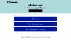 What Infoline.com website looked like in 2023 (1 year ago)