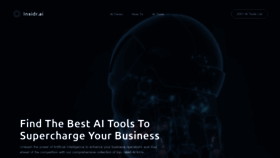 What Insidr.ai website looked like in 2023 (2 years ago)