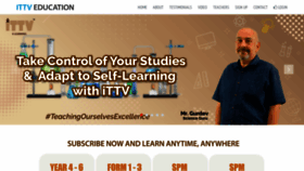 What Ittv.com.my website looked like in 2023 (1 year ago)