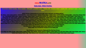 What Indianmatka.live website looked like in 2023 (1 year ago)