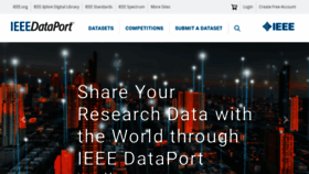 What Ieee-dataport.org website looked like in 2023 (1 year ago)