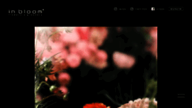 What In-bloom.jp website looked like in 2023 (1 year ago)