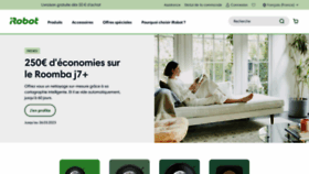 What Irobot.fr website looked like in 2023 (1 year ago)