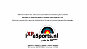 What Ixpesports.nl website looked like in 2023 (1 year ago)