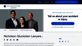 What Injurylawyersottawa.com website looked like in 2023 (1 year ago)