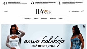 What Ilashop.pl website looked like in 2023 (2 years ago)
