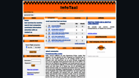What Infotaxi.org website looked like in 2023 (1 year ago)