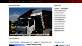 What Isuzupanther.com website looked like in 2023 (1 year ago)