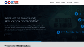 What Infigridsolutions.com website looked like in 2023 (1 year ago)