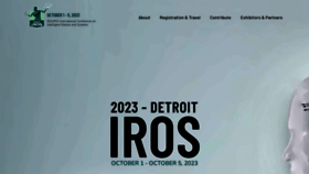 What Ieee-iros.org website looked like in 2023 (1 year ago)