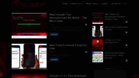 What Icloudintools.info website looked like in 2023 (1 year ago)