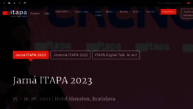 What Itapa.sk website looked like in 2023 (1 year ago)
