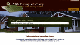 What Iowahousingsearch.org website looked like in 2023 (1 year ago)