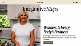 What Integrativesteps.com website looked like in 2023 (1 year ago)