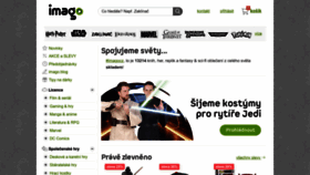 What Imago.cz website looked like in 2023 (1 year ago)