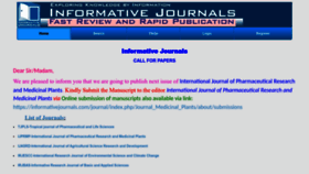 What Informativejournals.com website looked like in 2023 (1 year ago)