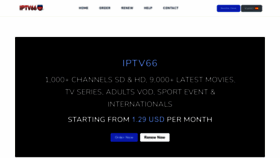 What Iptv66.tv website looked like in 2023 (1 year ago)