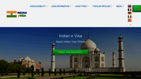 What Indian-visa-online.com website looked like in 2023 (This year)