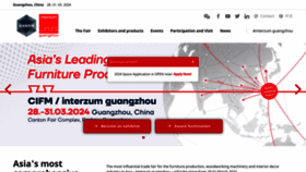 What Interzum-guangzhou.com website looked like in 2023 (1 year ago)