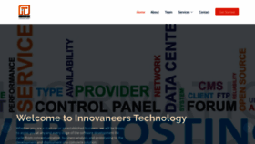 What Innovaneers.in website looked like in 2023 (This year)