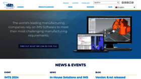 What Ims-software.com website looked like in 2023 (This year)