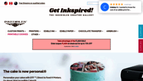 What Inkedibles.com website looked like in 2023 (This year)