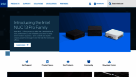 What Intel.ru website looked like in 2023 (3 years ago)