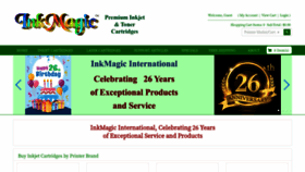 What Inkmagic.com website looked like in 2023 (This year)