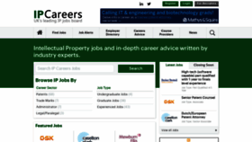What Ipcareers.co.uk website looked like in 2023 (This year)