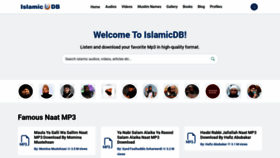 What Islamicdb.com website looked like in 2023 (This year)
