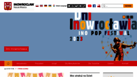 What Inowroclaw.pl website looked like in 2023 (This year)