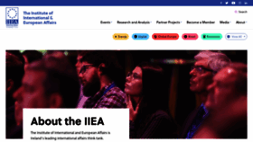 What Iiea.com website looked like in 2023 (This year)