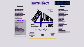 What Internet4jurists.at website looked like in 2023 (This year)