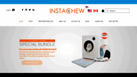 What Instachew.com website looked like in 2023 (This year)