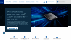 What Intel.la website looked like in 2023 (This year)