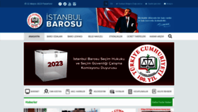 What Istanbulbarosu.org.tr website looked like in 2023 (This year)