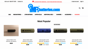 What Imrbatteries.com website looked like in 2023 (This year)