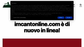 What Incantonline.com website looked like in 2023 (This year)