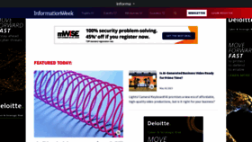 What Informationweek.com website looked like in 2023 (This year)