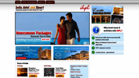 What Indiahotelandresort.com website looked like in 2023 (This year)