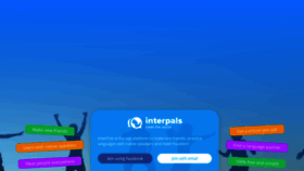 What Interpals.net website looked like in 2023 (This year)