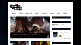 What Impulsegamer.com website looked like in 2023 (This year)