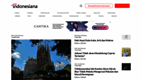 What Indonesiana.id website looked like in 2023 (This year)