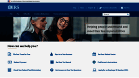 What Irs.gov website looked like in 2023 (This year)