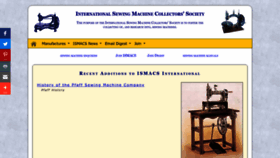 What Ismacs.net website looked like in 2023 (This year)