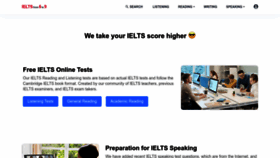 What Ielts69.com website looked like in 2023 (2 years ago)