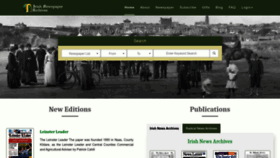 What Irishnewsarchive.com website looked like in 2023 (This year)