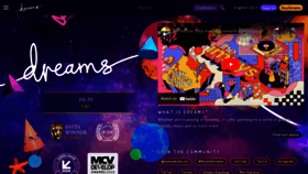 What Indreams.me website looked like in 2023 (This year)